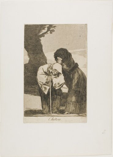 Hush, plate 28 from Los Caprichos