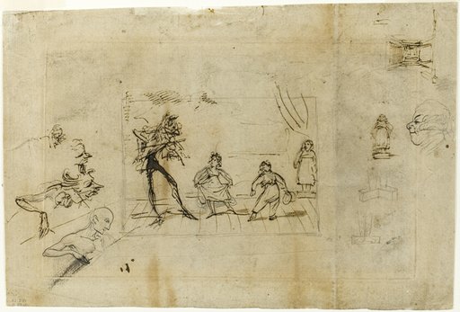 Study for the The Dancing Lesson, part 2: The Minuet
