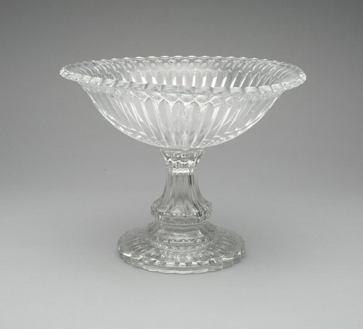 Compote in "Thumbprint" pattern