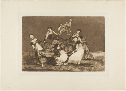 Heavier than a Dead Donkey, plate 1 from Los Proverbios