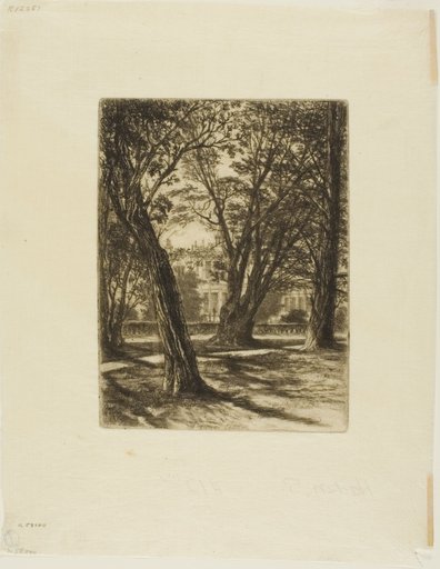 Kensington Gardens, No. I (small plate)