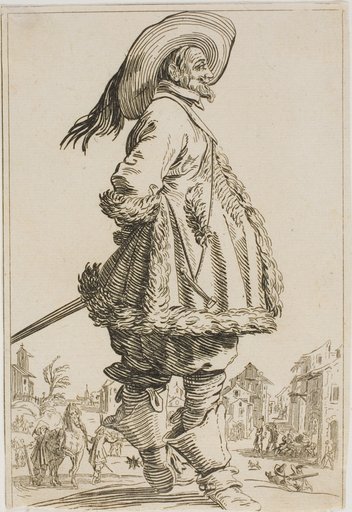 The Gentleman in the Fur-Trimmed Mantle with his Hands Behind his Back, from the series The Nobility of Lorraine
