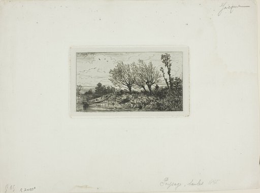 Landscape, Willow Trees