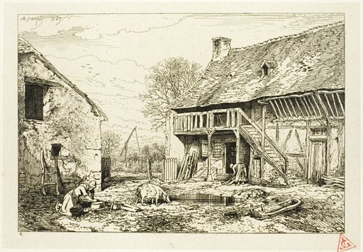 Courtyard of a Peasant Dwelling