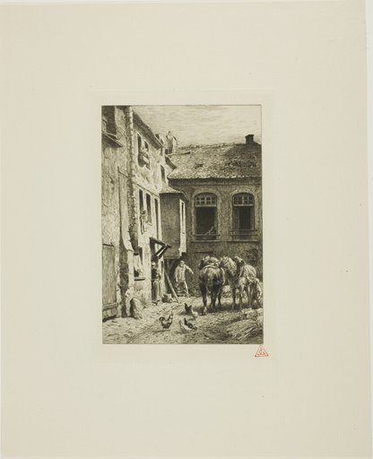 Parisian Courtyard