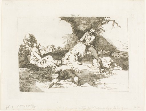 They Make Use of Them, plate 16 from The Disasters of War