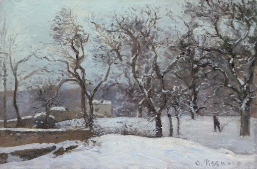 Snow at Louveciennes