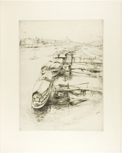 Barges at Auteuil