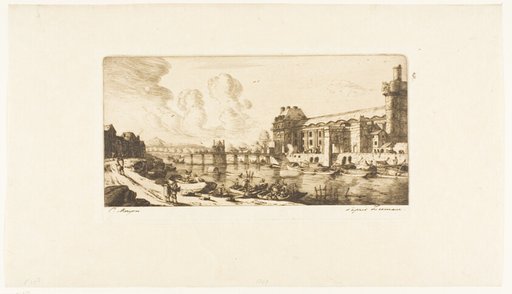 The 'Pavillon de Mademoiselle' and Part of the Louvre