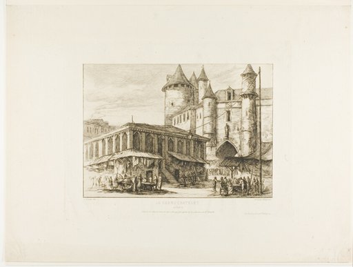 The Grand Châtelet, Paris, c. 1780, after an earlier drawing