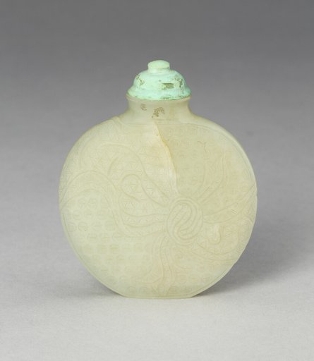 Snuff Bottle with Tied Ribbons