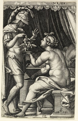 Medea and Jason, from Greek Heroines