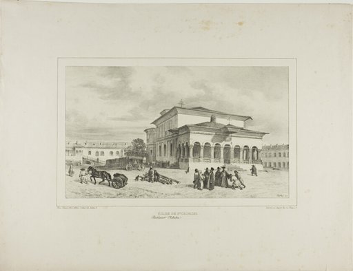 Church of St. George, Bucharest, Wallachia, July 13, 1837