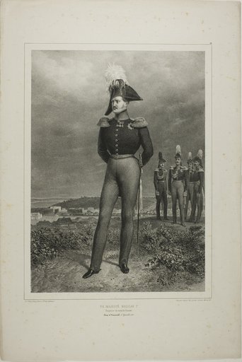 His Majesty Nicolas I, Emperor of all Russia, Camp Vosnessensk, October 6, 1837