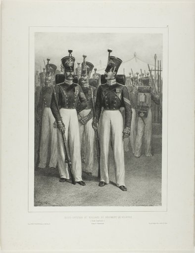 Non-Commissioned Officer and Soldiers of the Volhynie Regiment (Imperial Guard), Camp Vosnessensk