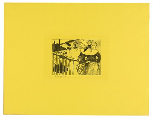 Breton Women by a Gate, from the Volpini Suite