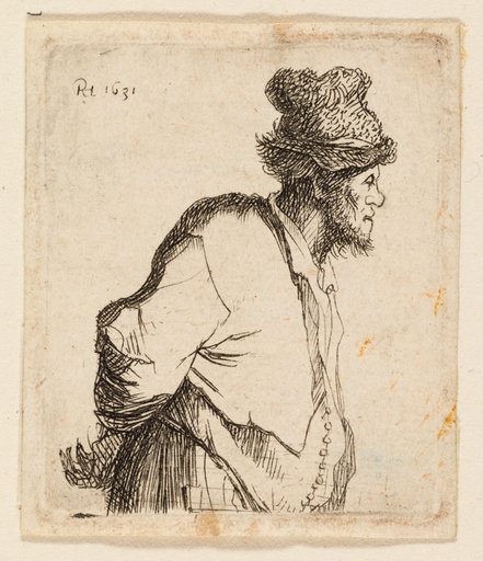 Peasant with His Hands Behind His Back