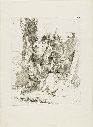 The Discovery of the Tomb of Punchinello, from Scherzi