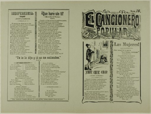 El cancionero popular, num. 16 (The Popular Songbook, No. 16)