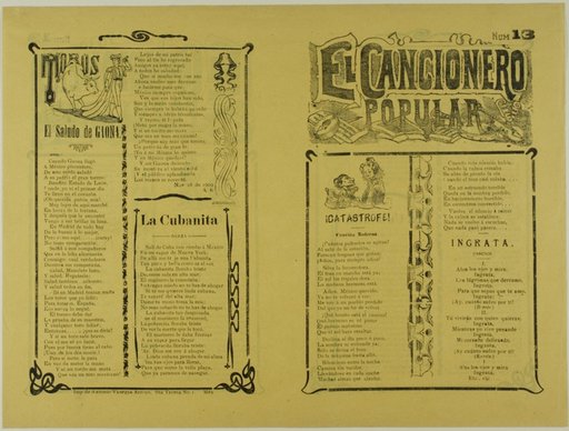 El cancionero popular, num. 13 (The Popular Songbook, no. 13)
