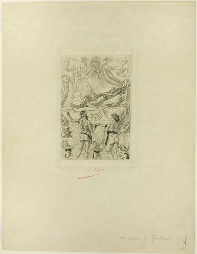 Frontispiece to La messe de Gnide