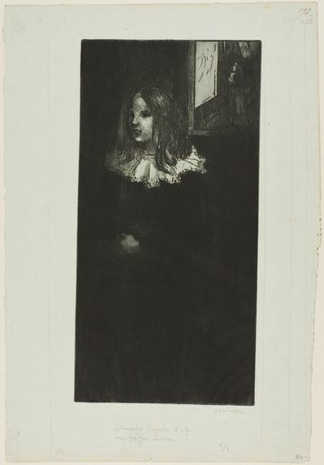 Young Girl with a White Collar