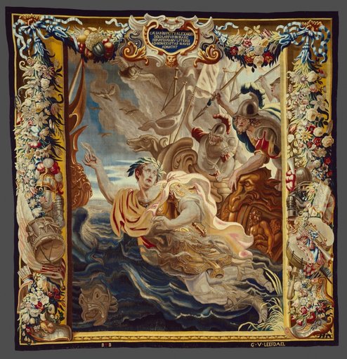 Caesar Throws Himself into the Sea from The Story of Caesar and Cleopatra