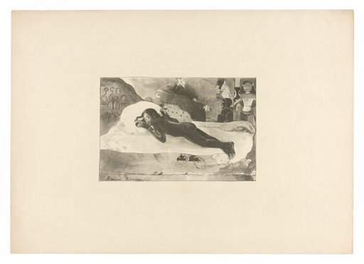 Manao tupapau (She Thinks of the Ghost or The Ghost Thinks of Her), from L'estampe originale
