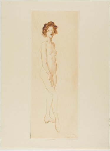 Model standing