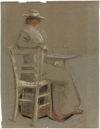 Woman Seated at a Table