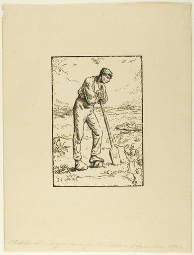 Digger Leaning on His Spade