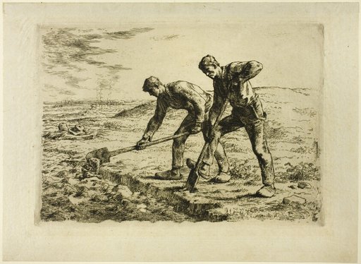 Two Men Digging