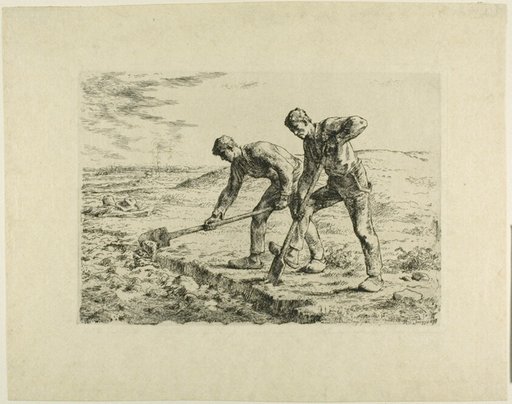 Two Men Digging