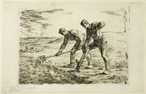 Two Men Digging