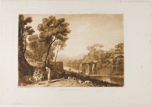 The Woman and Tambourine, plate 3 from Liber Studiorum