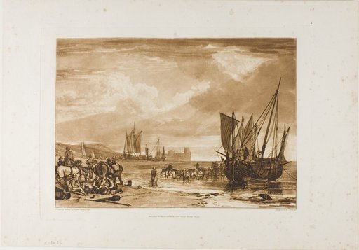 Scene on the French Coast, plate 4 from Liber Studiorum