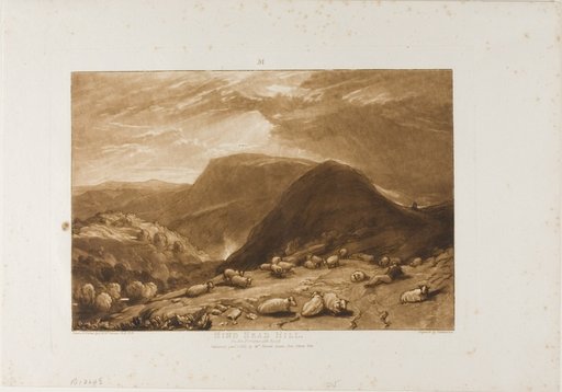 Hind Head Hill, plate 25 from Liber Studiorum