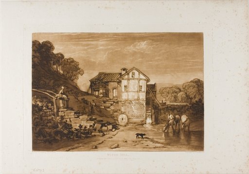 Water Mill, plate 37 from Liber Studiorum