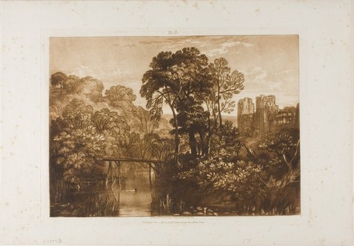 Berry Pomeroy Castle, plate 58 from Liber Studiorum