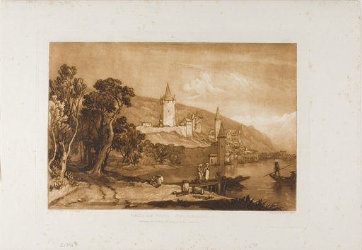 Ville de Thun, plate 59 from Liber Studiorum