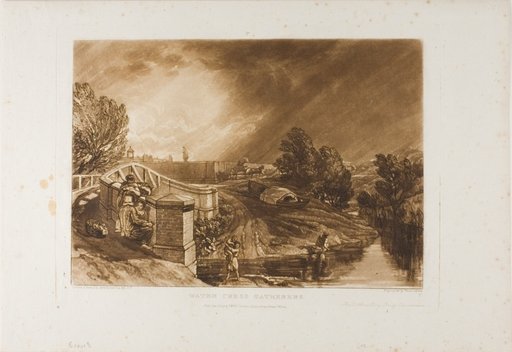 Watercress Gatherers, plate 62 from Liber Studiorum