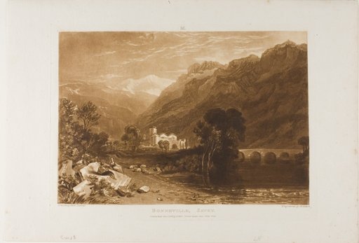 Bonneville, plate 64 from Liber Studiorum