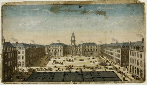 Elevation Perspective of l'Hôtel de Ville, Rennes