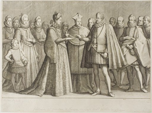 The Marriage of Ferdinand de' Medici and the Duchess Christine de Lorraine, plate 1 from The Life of Ferdinand de' Medici