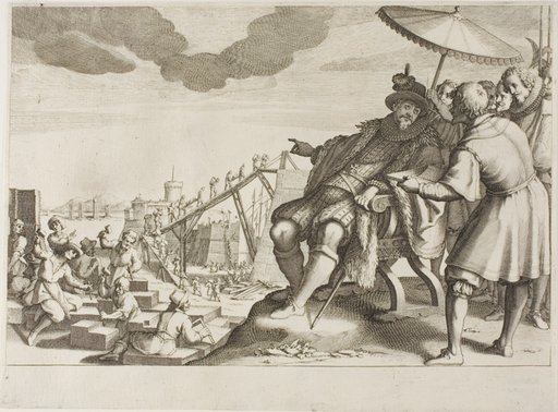 The Grand Duke Fortifies the Port of Livorno, from The Life of Ferdinando I de’ Medici