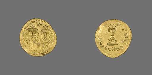 Solidus (Coin) of Heraclius and Heraclius Constantine