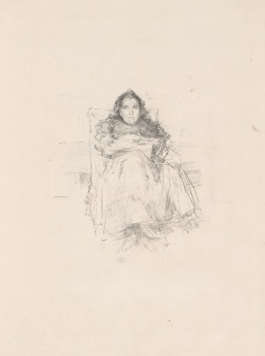 Portrait Study: Mrs. Philip, No. 3 (recto) Portrait Study: Geneviève Mallarmé (verso)
