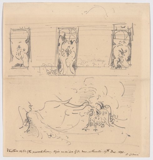Sketch of the Peacock Room