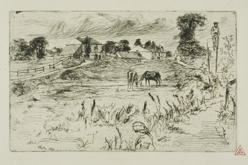 Landscape with Horses