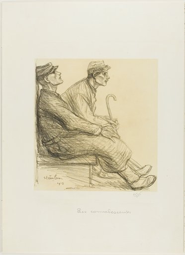 The Convalescents, plate two from Actualités
